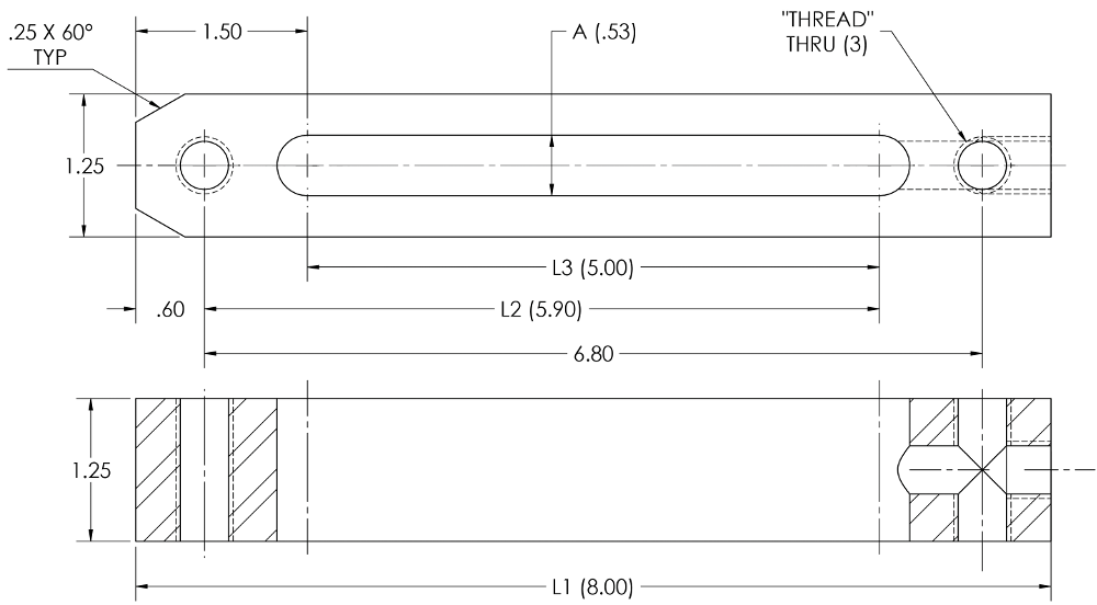 Single Bar Strap Clamp