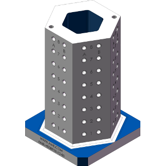 AMR-H050918-12-50 Hexagon Angle Tombstones