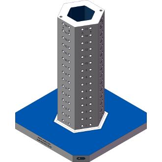 AMR-H061032-25-50 Hexagon Angle Tombstones