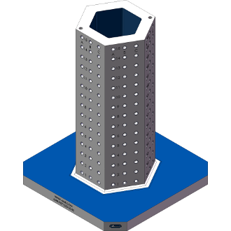 AMR-H071232-25-50 Hexagon Angle Tombstones