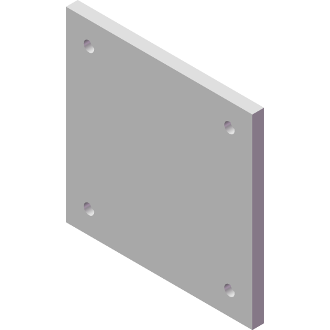 AMF-P1020-01-50 Fixture Plate