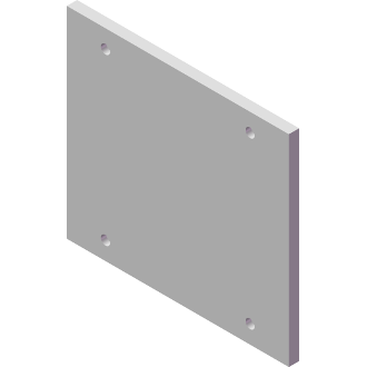 AMF-P1626-01-50 Fixture Plate