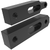 single bar heel rest tapped hole