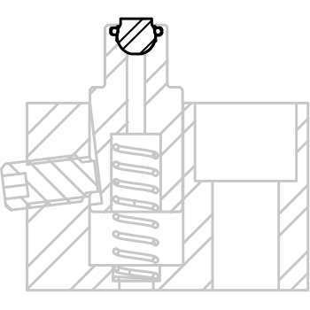 amf-87593-02 AMROK Whistle Notch Locking Style Spring Supports
