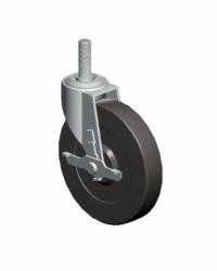 Stem Threaded Caster-EY4522RB Faultless-Stem Threaded Caster-EY4522RB