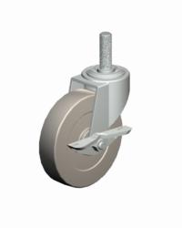 Stem Threaded Caster-EY7521SB Faultless-Stem Threaded Caster-EY7521SB