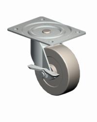 Top Plate Swivel Caster-127-4SB B&N Faultless-Top Plate Swivel Caster-127-4SB B&N