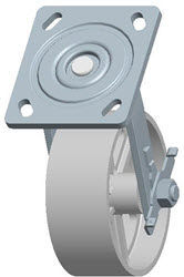 Top Plate Swivel Caster-1406-5X2RB Faultless-Top Plate Swivel Caster-1406-5X2RB
