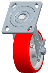 Top Plate Swivel Caster-1438-5X2RB Faultless-Top Plate Swivel Caster-1438-5X2RB