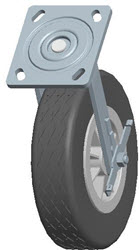 Top Plate Swivel Caster-1481-8X2RB Faultless-Top Plate Swivel Caster-1481-8X2RB