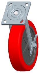 Top Plate Swivel Caster-1498-8X2RB Faultless-Top Plate Swivel Caster-1498-8X2RB