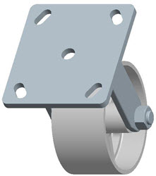 Top Plate Rigid Caster-3406-4X2 Faultless-Top Plate Rigid Caster-3406-4X2