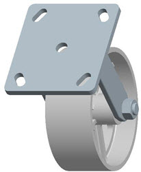 Top Plate Rigid Caster-3406-5X2 Faultless-Top Plate Rigid Caster-3406-5X2