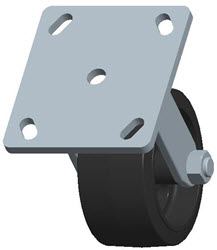 Top Plate Rigid Caster-3418-4X2 Faultless-Top Plate Rigid Caster-3418-4X2