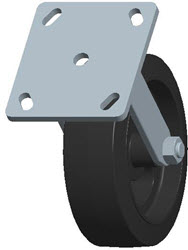 Top Plate Rigid Caster-3418-6X2 Faultless-Top Plate Rigid Caster-3418-6X2