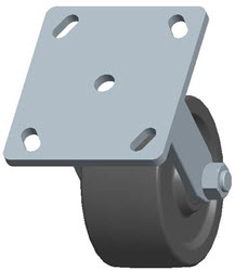 Top Plate Rigid Caster-3431-4X2 Faultless-Top Plate Rigid Caster-3431-4X2