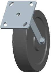 Top Plate Rigid Caster-3431-8X2 Faultless-Top Plate Rigid Caster-3431-8X2