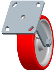 Top Plate Rigid Caster-3438-6X2 Faultless-Top Plate Rigid Caster-3438-6X2