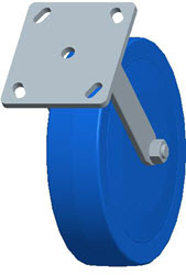 Top Plate Rigid Caster-3440-8X2 Faultless-Top Plate Rigid Caster-3440-8X2