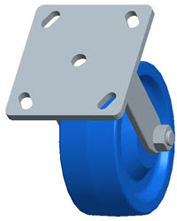 Top Plate Rigid Caster-3443-5X2 Faultless-Top Plate Rigid Caster-3443-5X2