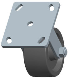 Top Plate Rigid Caster-3461-4X2 Faultless-Top Plate Rigid Caster-3461-4X2