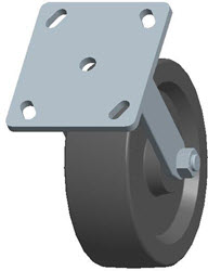 Top Plate Rigid Caster-3461-6X2 Faultless-Top Plate Rigid Caster-3461-6X2