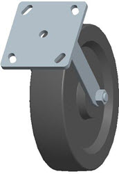 Top Plate Rigid Caster-3461-8X2 Faultless-Top Plate Rigid Caster-3461-8X2