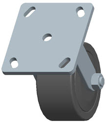 Top Plate Rigid Caster-3464W-4X2 Faultless-Top Plate Rigid Caster-3464W-4X2
