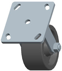 Top Plate Rigid Caster-3465W-HT-4X2 Faultless-Top Plate Rigid Caster-3465W-HT-4X2