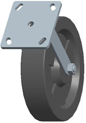 Top Plate Rigid Caster-3467W-8X2 Faultless-Top Plate Rigid Caster-3467W-8X2