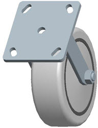 Top Plate Rigid Caster-3490-6X2 Faultless-Top Plate Rigid Caster-3490-6X2