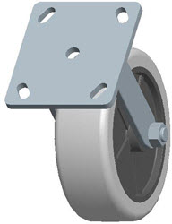 Top Plate Rigid Caster-3493-6X2 Faultless-Top Plate Rigid Caster-3493-6X2