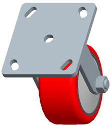 Top Plate Rigid Caster-3496-4X2 Faultless-Top Plate Rigid Caster-3496-4X2