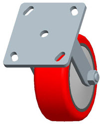 Top Plate Rigid Caster-3496-5X2 Faultless-Top Plate Rigid Caster-3496-5X2
