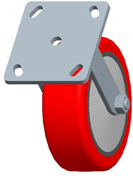 Top Plate Rigid Caster-3496-6X2 Faultless-Top Plate Rigid Caster-3496-6X2