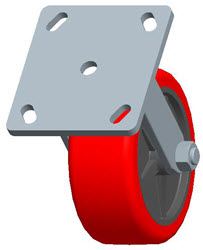 Top Plate Rigid Caster-3498-5X2 Faultless-Top Plate Rigid Caster-3498-5X2