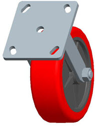 Top Plate Rigid Caster-3498-6X2 Faultless-Top Plate Rigid Caster-3498-6X2