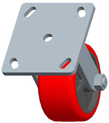 Top Plate Rigid Caster-3499-4X2 Faultless-Top Plate Rigid Caster-3499-4X2
