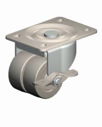 Top Plate Swivel Caster-COO20120ZN-SFR01(GG)-B Shepherd-Top Plate Swivel Caster-COO20120ZN-SFR01(GG)-B