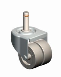 Grip Ring Brass Band Stem Caster-COO20273ZN-TPR01(GG) Shepherd-Grip Ring Brass Band Stem Caster-COO20273ZN-TPR01(GG)