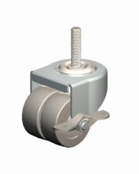 Stem Threaded Caster-COO20605ZN-HDR01(GG)-B Shepherd-Stem Threaded Caster-COO20605ZN-HDR01(GG)-B