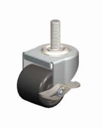 Stem Threaded Caster-COO20748ZN-POL01(KK)-B Shepherd-Stem Threaded Caster-COO20748ZN-POL01(KK)-B