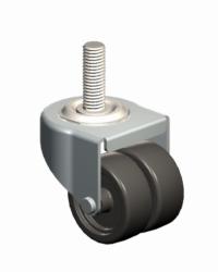 Stem Threaded Caster-COO20748ZN-POS01(KK) Shepherd-Stem Threaded Caster-COO20748ZN-POS01(KK)