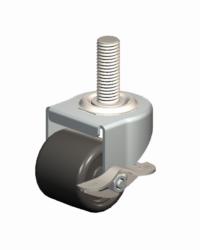 Stem Threaded Caster-COO20824ZN-POL01(KK)-B Shepherd-Stem Threaded Caster-COO20824ZN-POL01(KK)-B