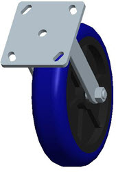 Top Plate Rigid Caster-3447-8X2 Faultless-Top Plate Rigid Caster-3447-8X2