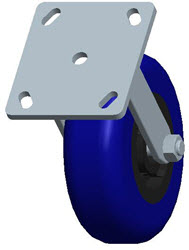 Top Plate Rigid Caster-3449-6X2 Faultless-Top Plate Rigid Caster-3449-6X2