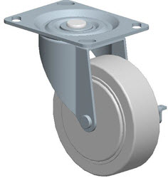Top Plate Swivel Caster-A496-4RB Faultless-Top Plate Swivel Caster-A496-4RB