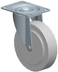 Top Plate Swivel Caster-A499-5RB Faultless-Top Plate Swivel Caster-A499-5RB