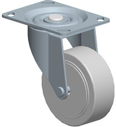 Top Plate Swivel Caster-A496-3 1/2 Faultless-Top Plate Swivel Caster-A496-3 1/2