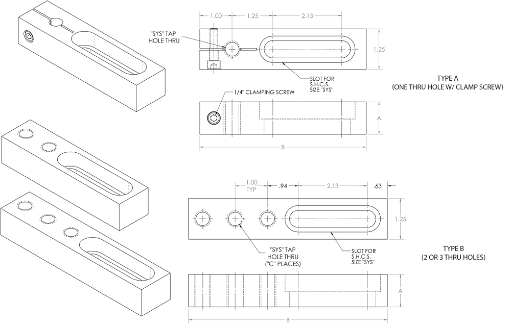 Sliding Base Bar